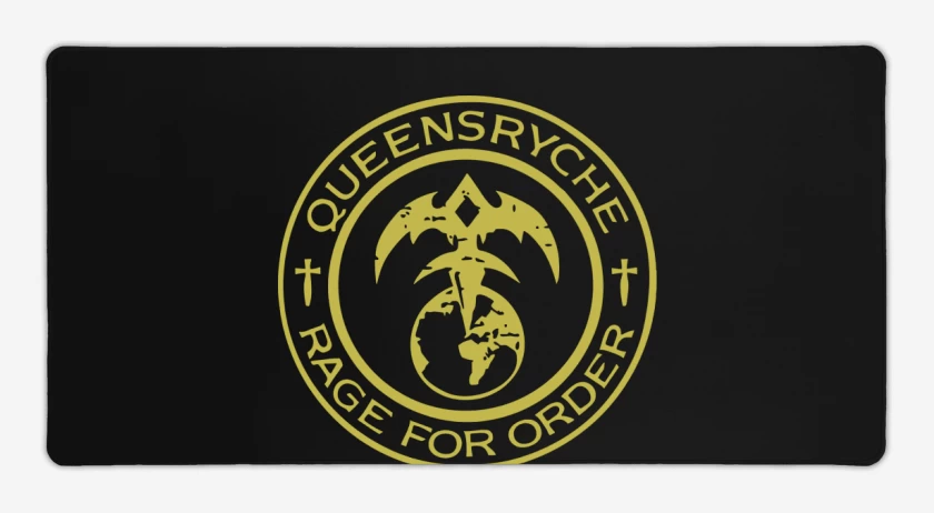 Mouse pad Gamer Negro de Queensryche Rage for Order