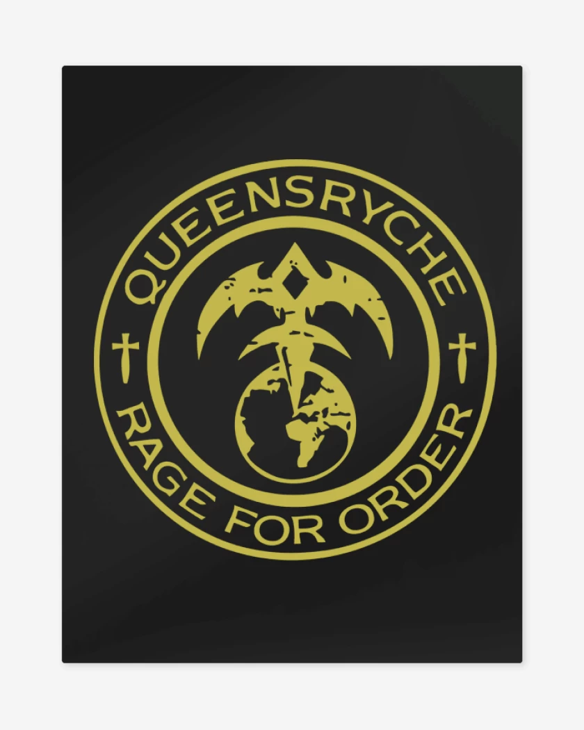 Print metalico Queensryche Rage for Order