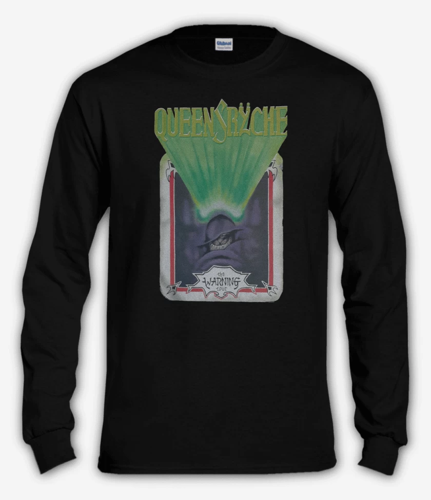 Polera manga larga Negro de Queensryche The Warning