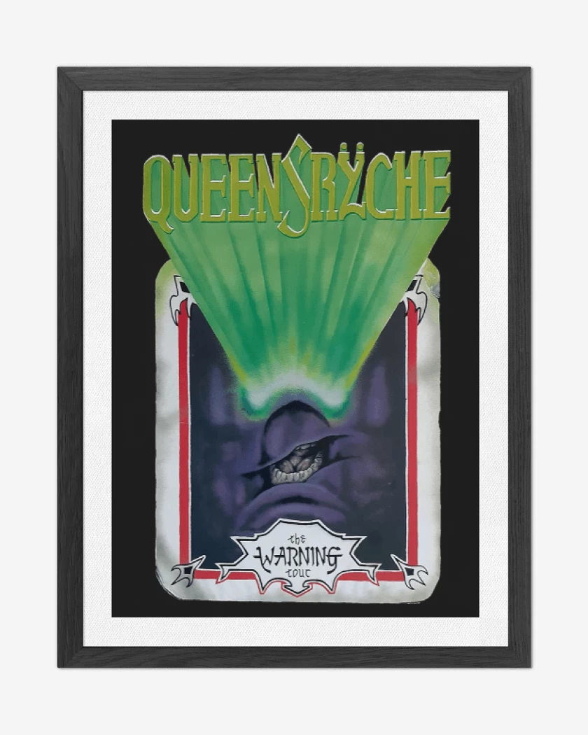 Cuadro decorativo Negro de Queensryche The Warning