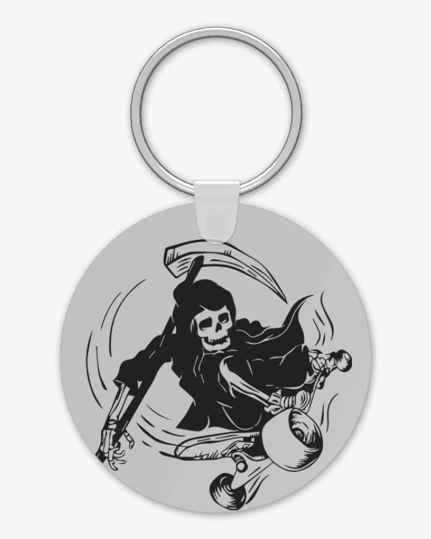 Llavero Gris Melange de Muerte skater