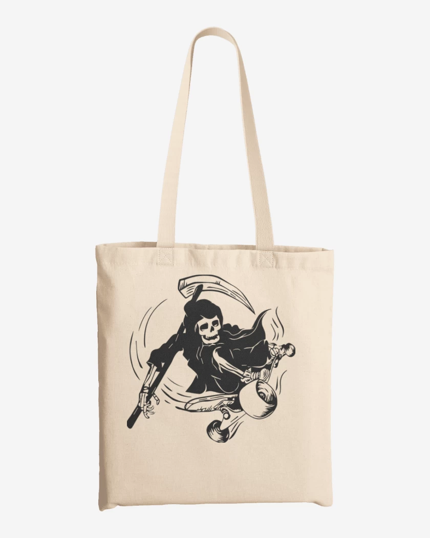 Totebag Blanco de Muerte skater