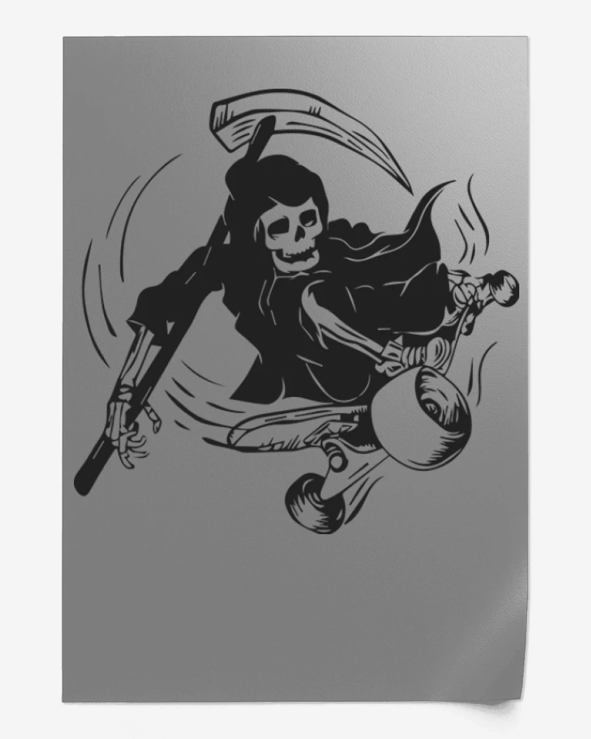 Print Muerte skater