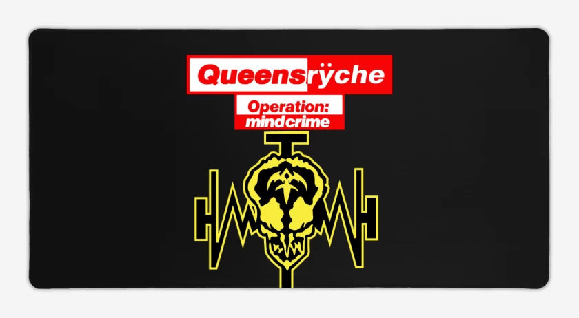 Mouse pad Gamer Negro de Queensryche Operation Mindcrime