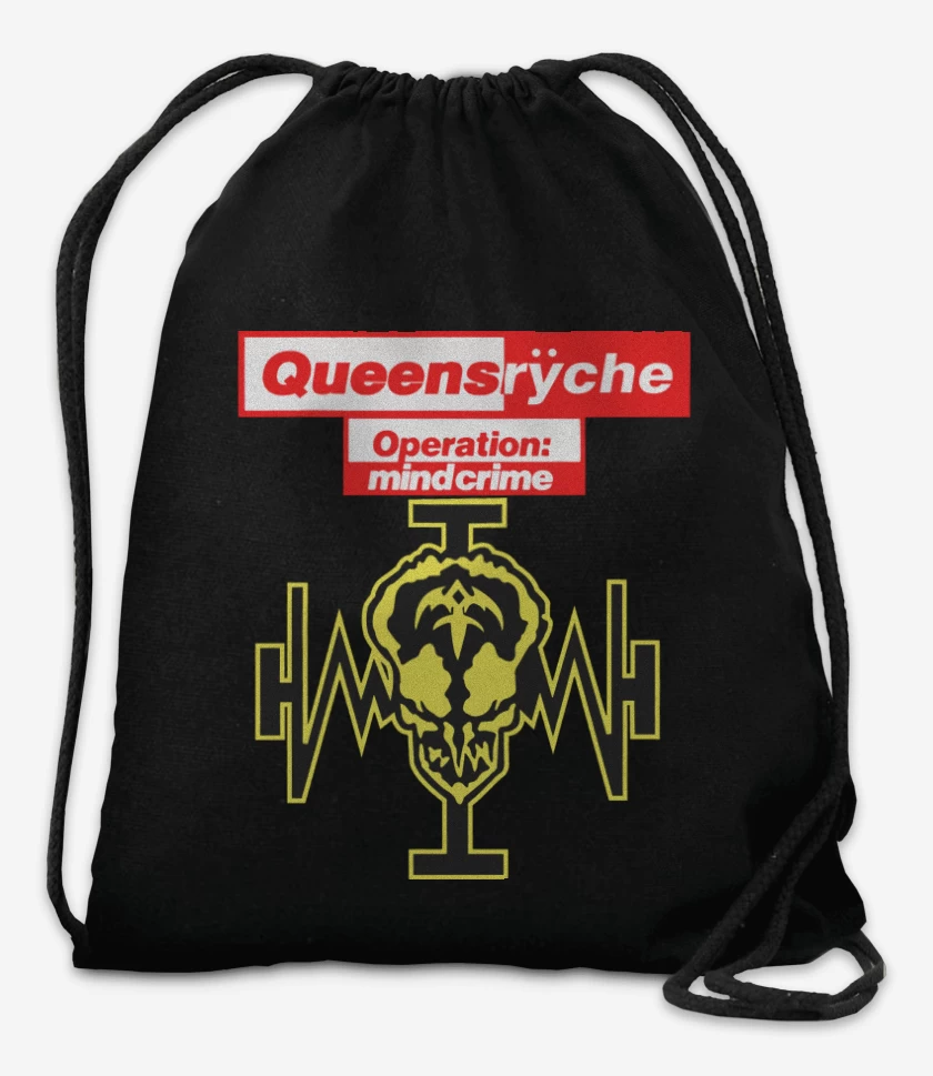 Mochila Negro de Queensryche Operation Mindcrime
