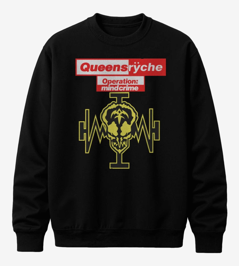 Poleron polo Negro de Queensryche Operation Mindcrime