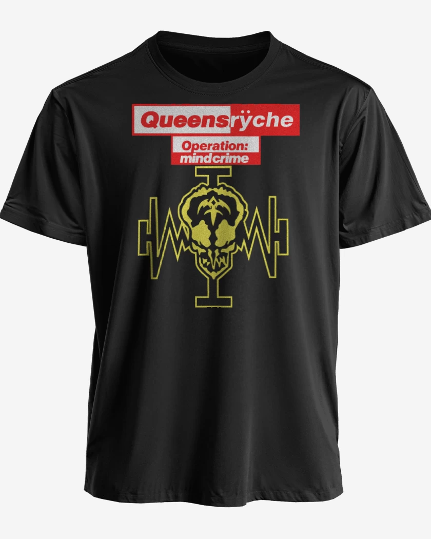 Polera premium Negro de Queensryche Operation Mindcrime