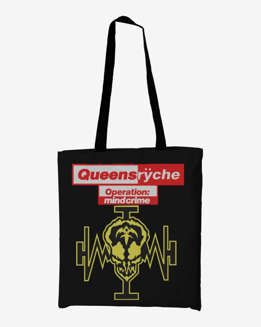 Totebag Negro de Queensryche Operation Mindcrime