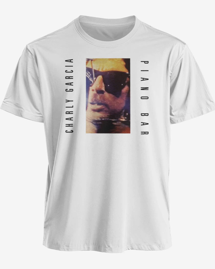 Polera premium Blanco de Piano bar