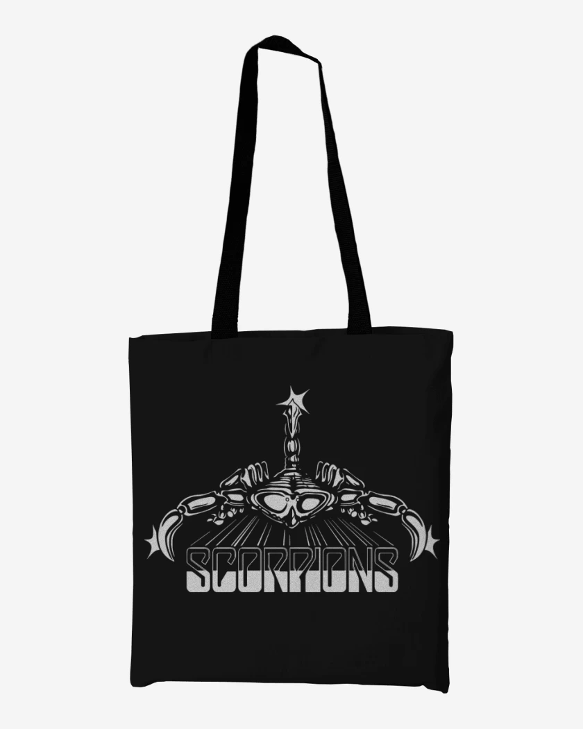 Totebag Negro de Scorpions Logo