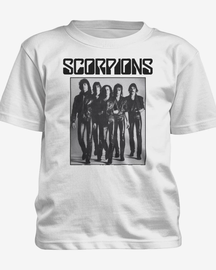 Polera de niño Blanco de Scorpions Band