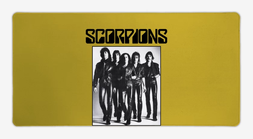 Mouse pad Gamer Amarillo de Scorpions Band