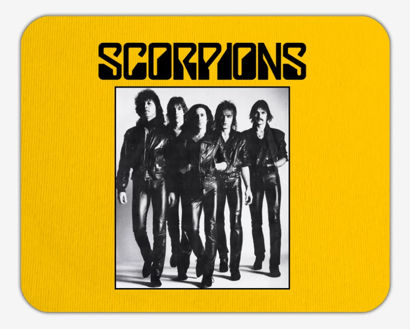Mousepad Amarillo de Scorpions Band