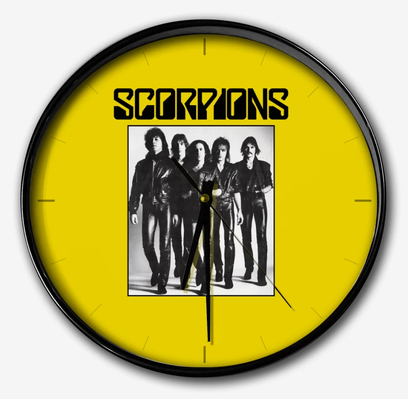 Reloj Amarillo de Scorpions Band