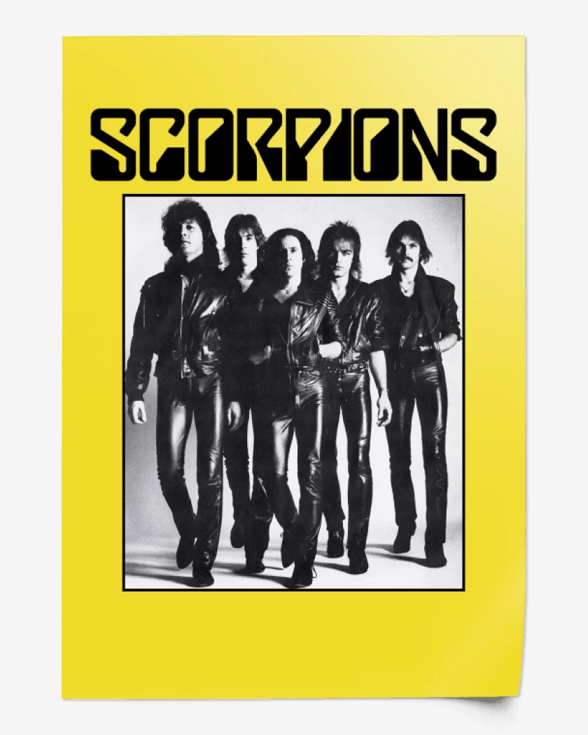 Print Scorpions Band