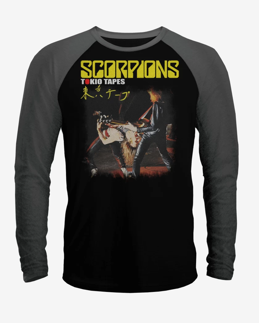 Polera Raglan Scorpions Tokio Tapes