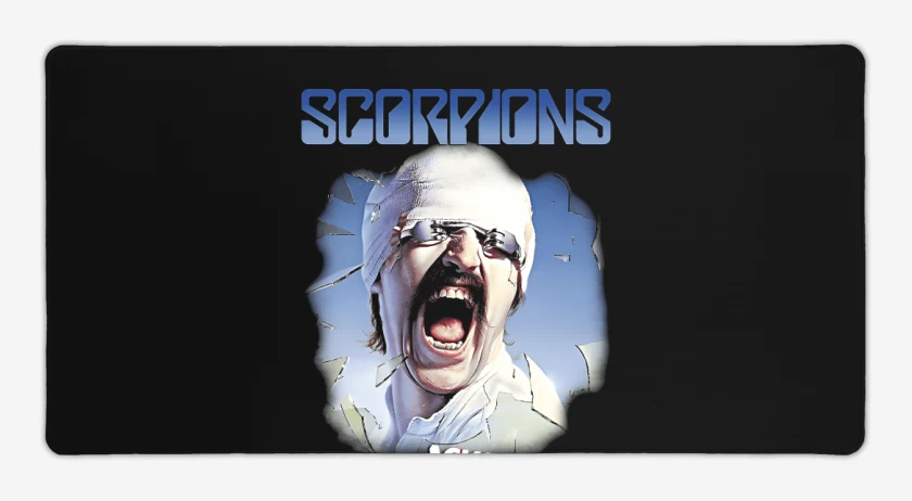 Mouse pad Gamer Negro de Scorpions Blackout