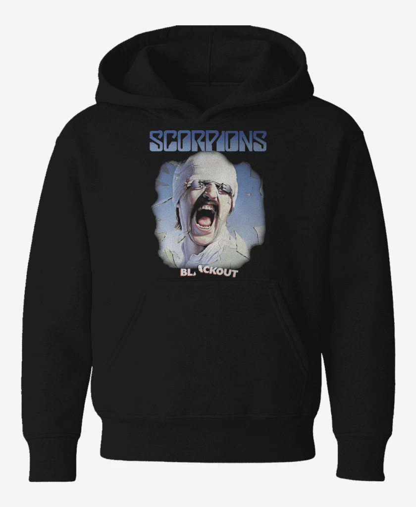 Poleron de niño Negro de Scorpions Blackout