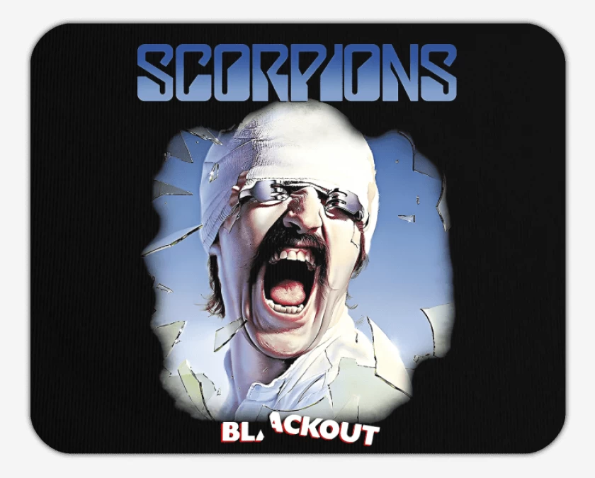 Mousepad Scorpions Blackout