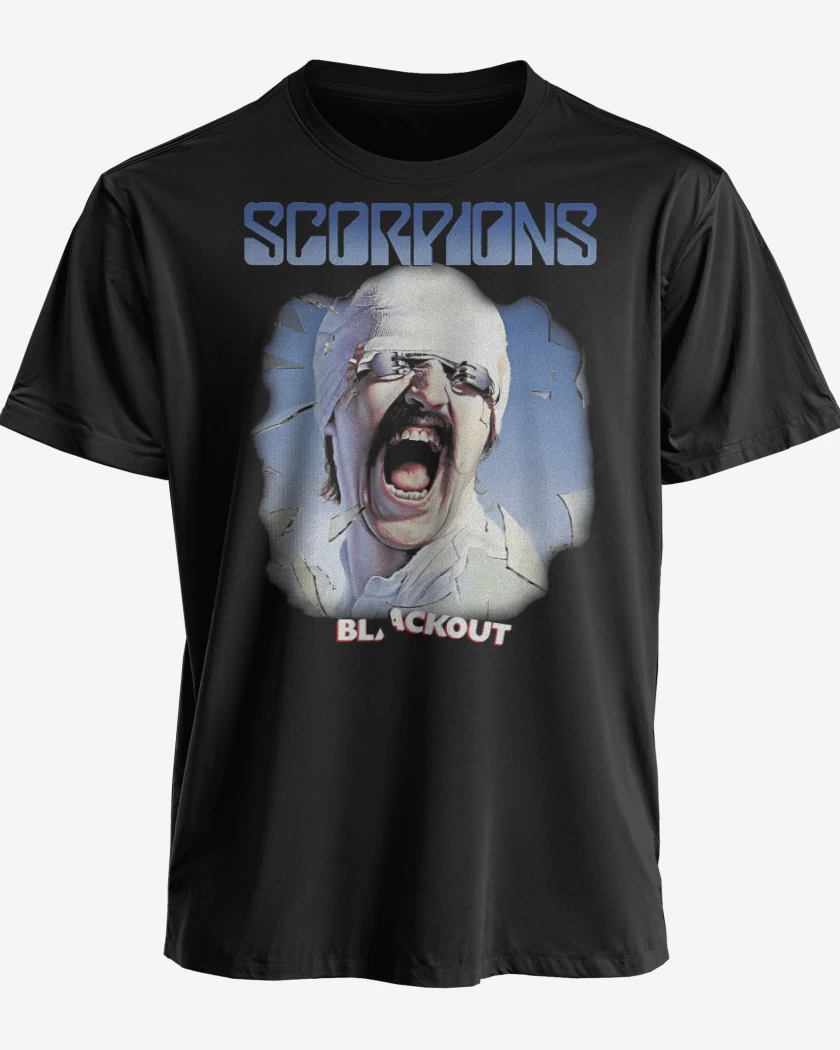 Polera premium Negro de Scorpions Blackout