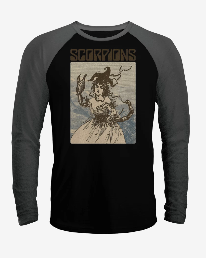 Polera Raglan Scorpions Savage Amusement v1