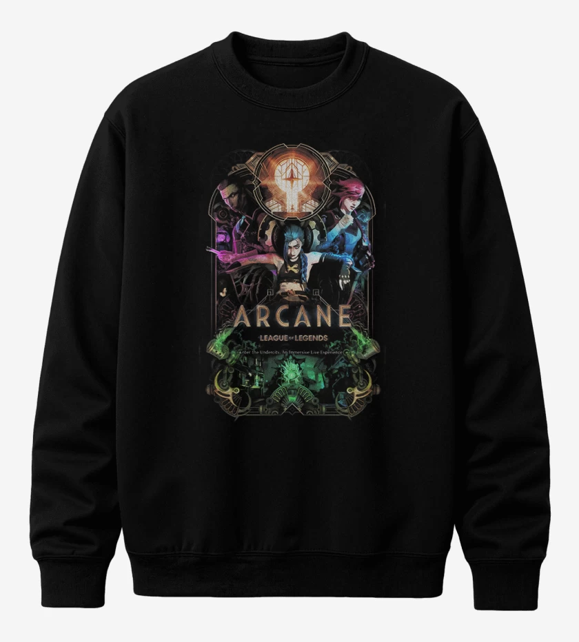 Poleron polo Arcane League of Legends