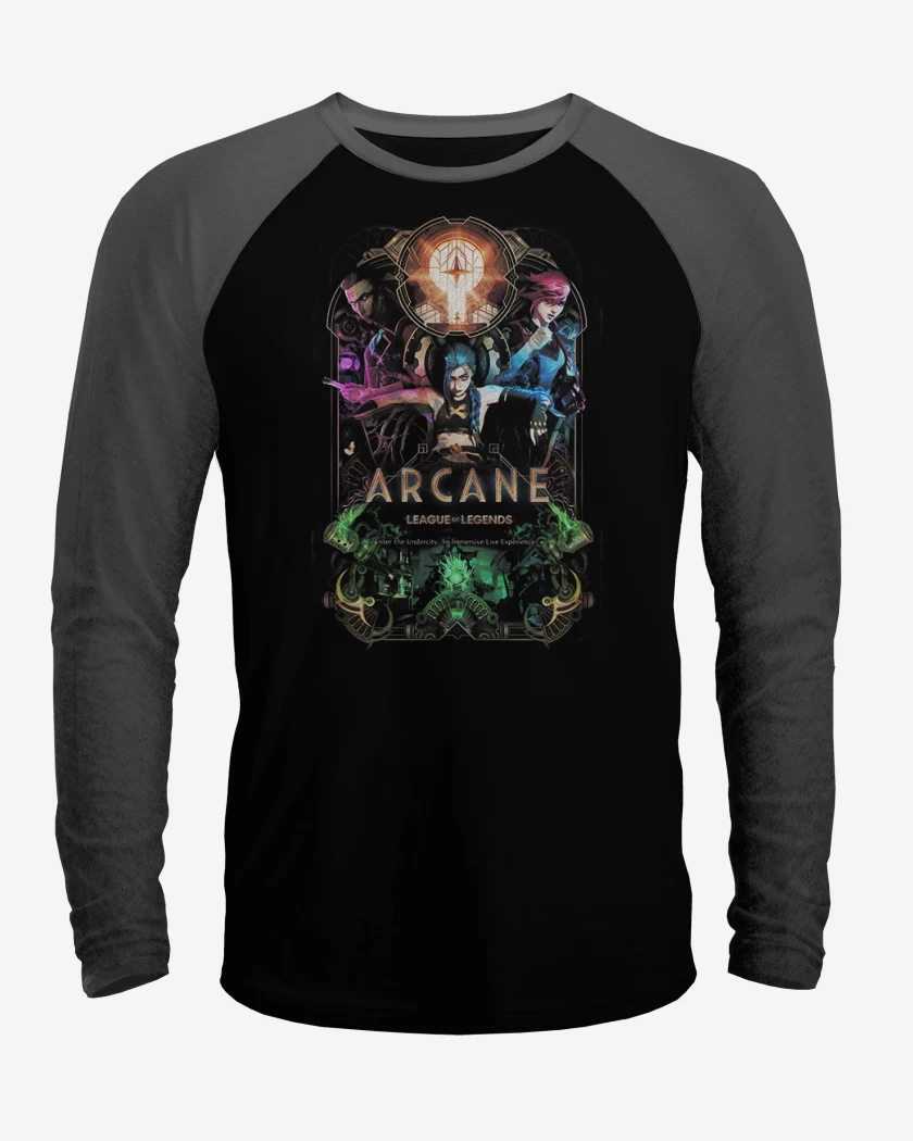 Polera Raglan Arcane League of Legends