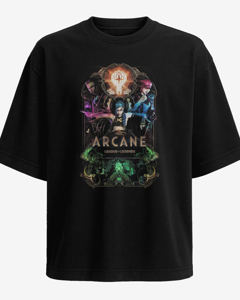 Polera Oversize Arcane League of Legends