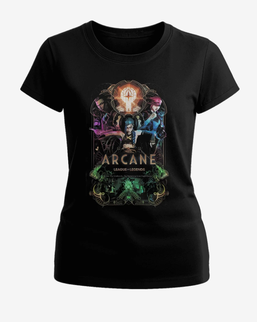 Polera de Mujer Arcane League of Legends