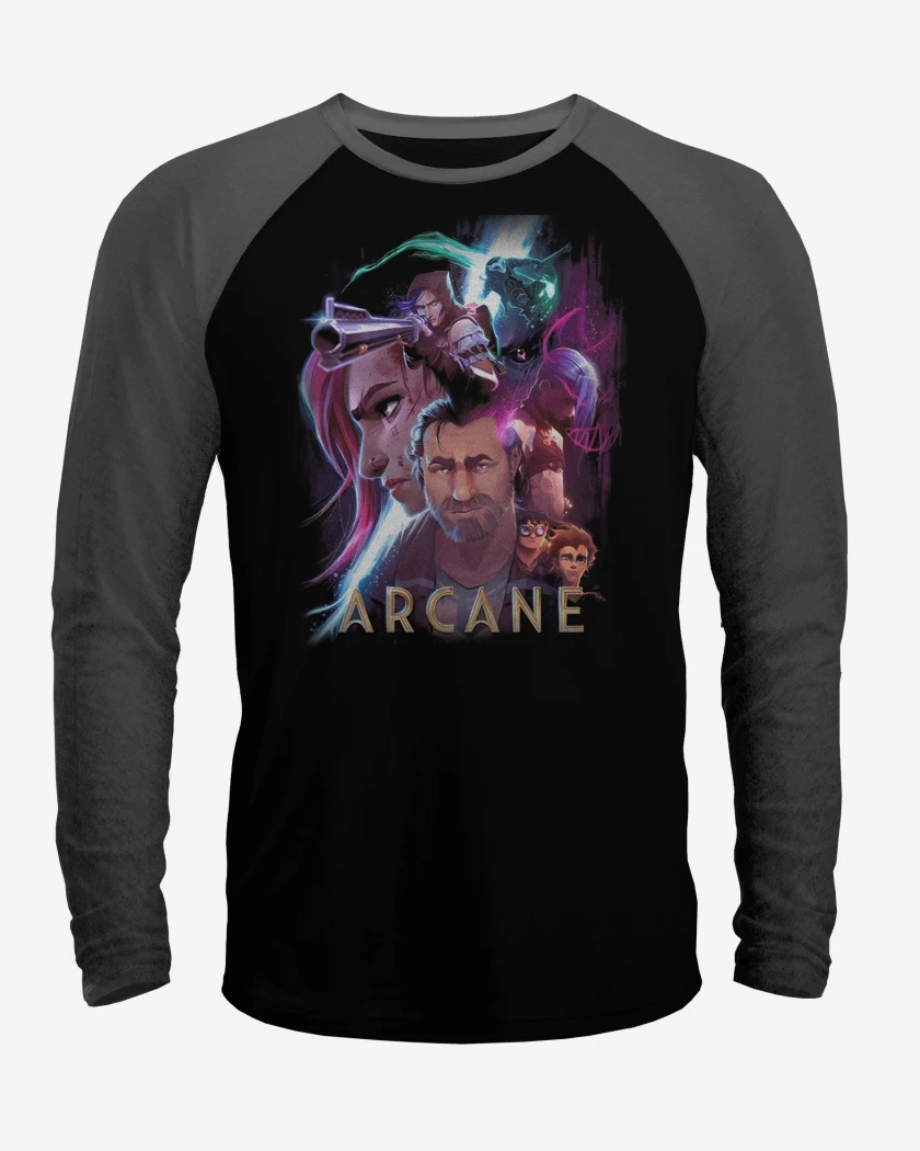Polera Raglan Arcane Lol