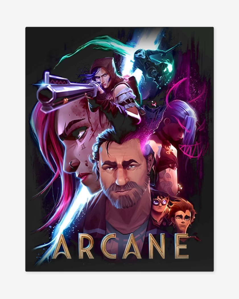 Print metalico Arcane Lol