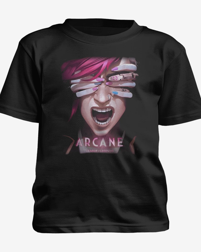 Polera de niño Negro de Arcane VI