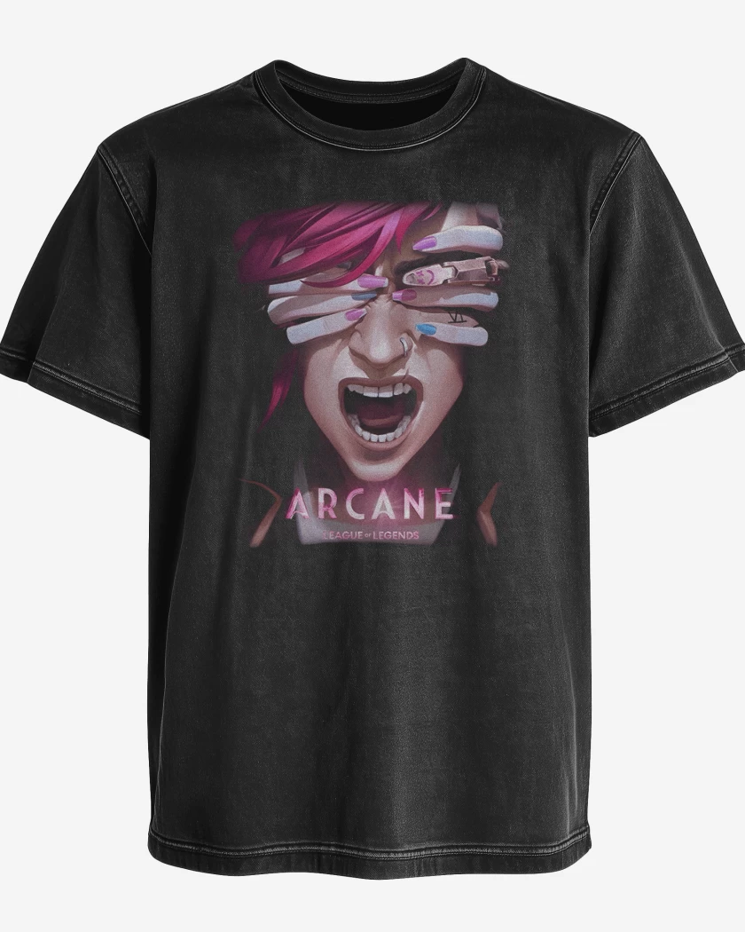 Polera desgastada Arcane VI