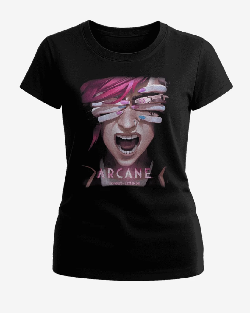 Polera de Mujer Negro de Arcane VI