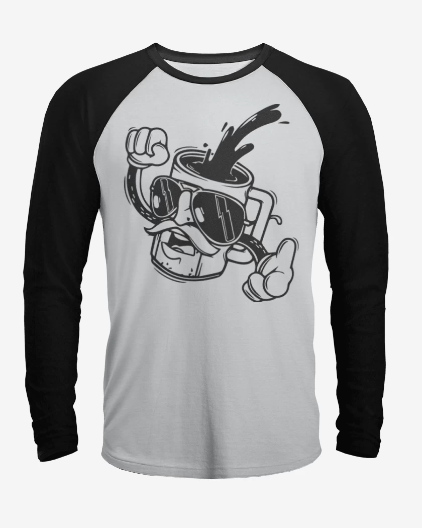Polera Raglan Cafecito