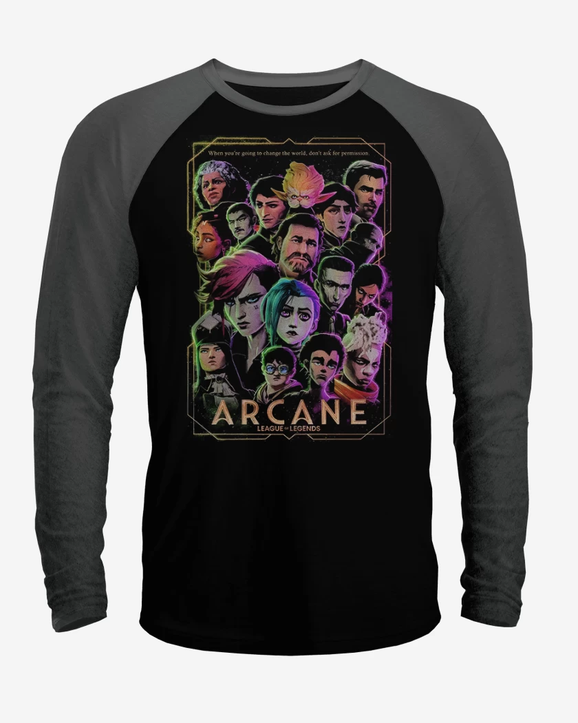 Polera Raglan Arcane serie