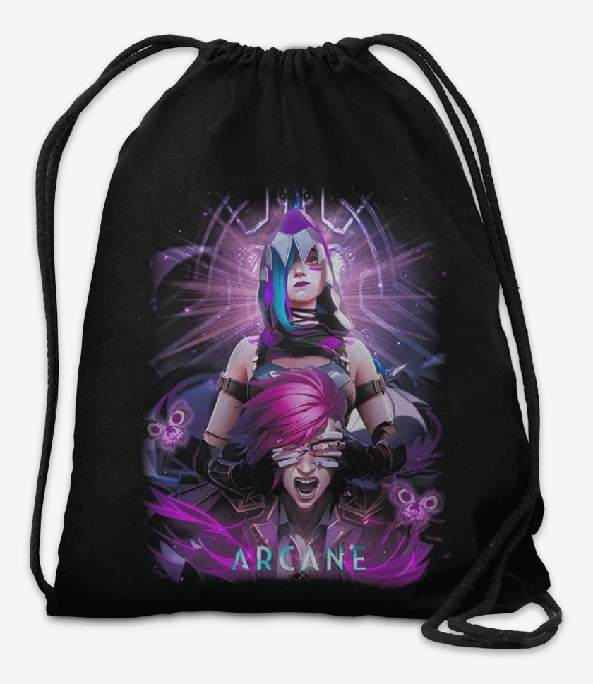 Mochila Negro de Jinx and VI
