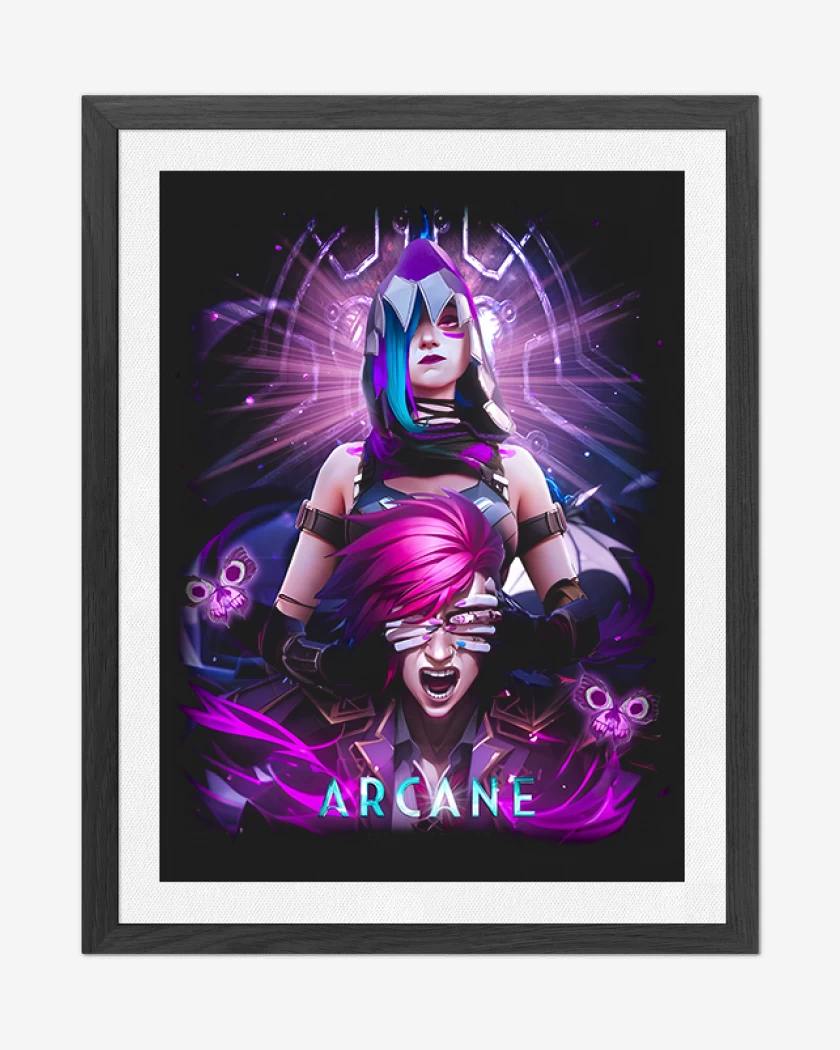 Cuadro decorativo Negro de Jinx and VI
