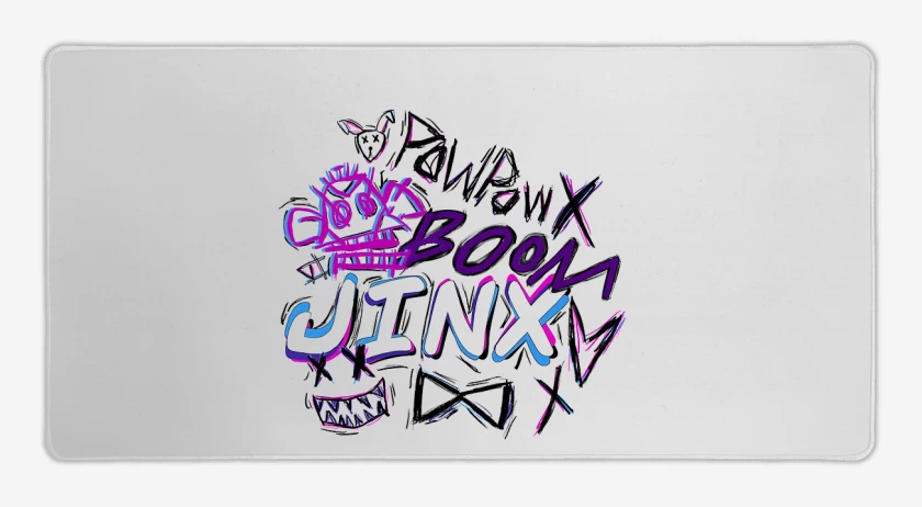 Mouse pad Gamer Jinx Boom