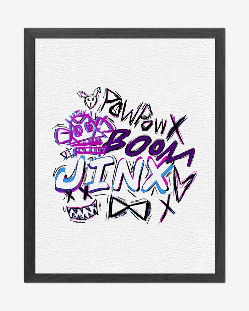 Cuadro decorativo Blanco de Jinx Boom