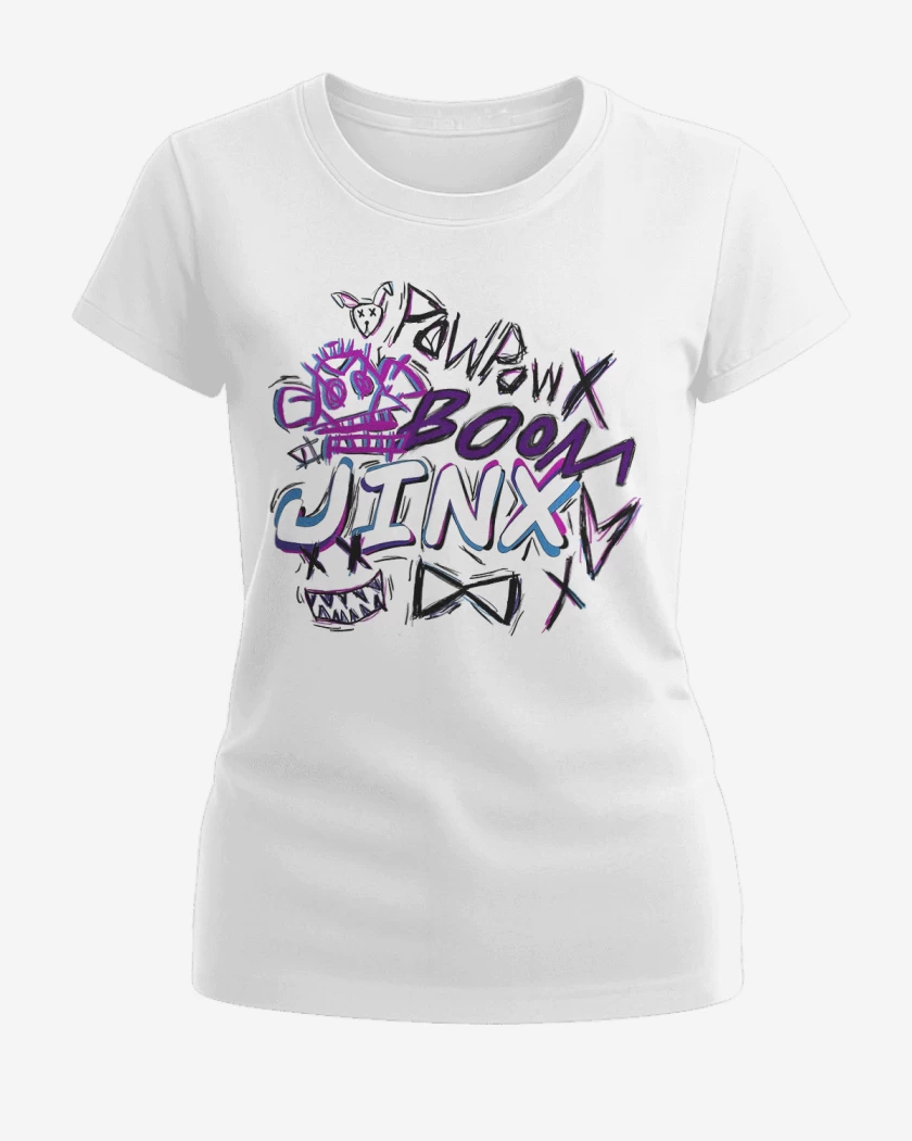 Polera de Mujer Blanco de Jinx Boom
