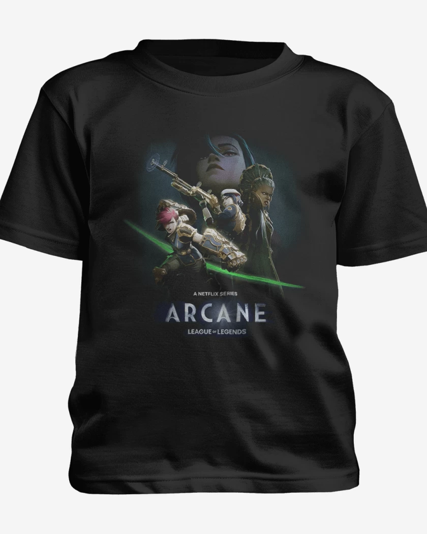 Polera de niño League of Legends Arcane