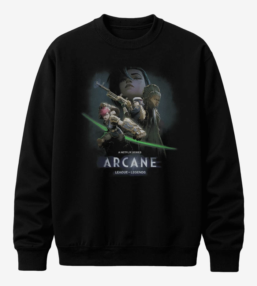 Poleron polo League of Legends Arcane