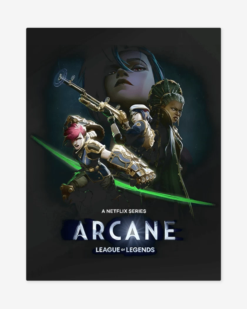 Print metalico League of Legends Arcane