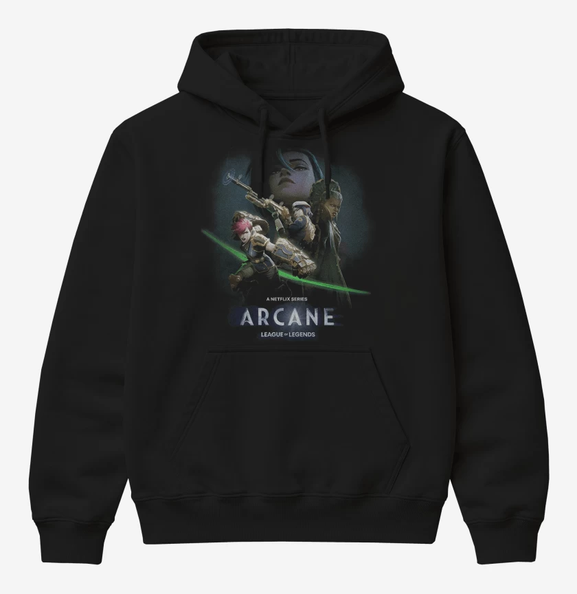 Poleron Canguro básico League of Legends Arcane
