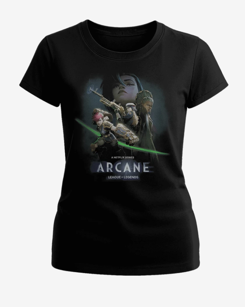 Polera de Mujer League of Legends Arcane
