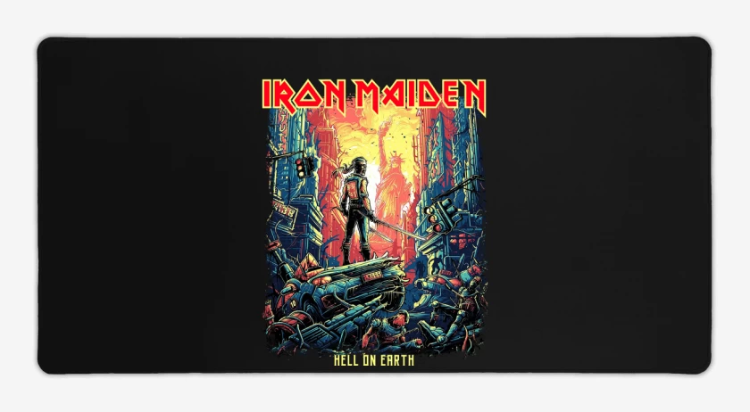 Mouse pad Gamer Iron Maiden Hell on Earth