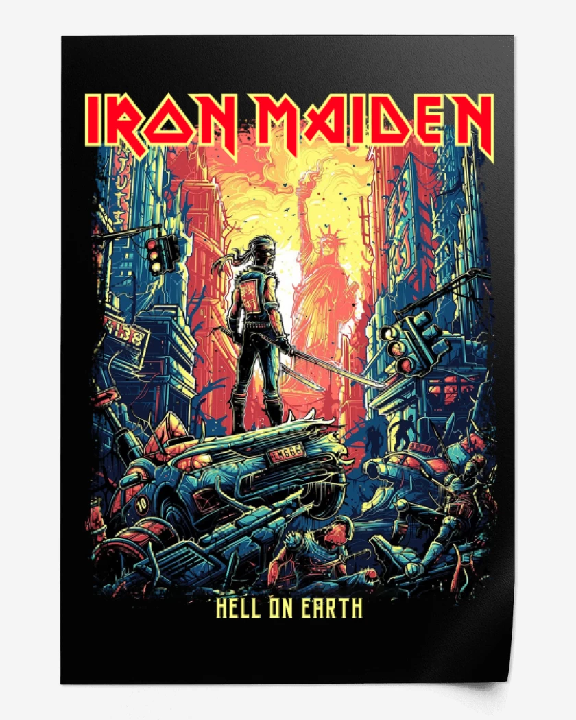Print Iron Maiden Hell on Earth