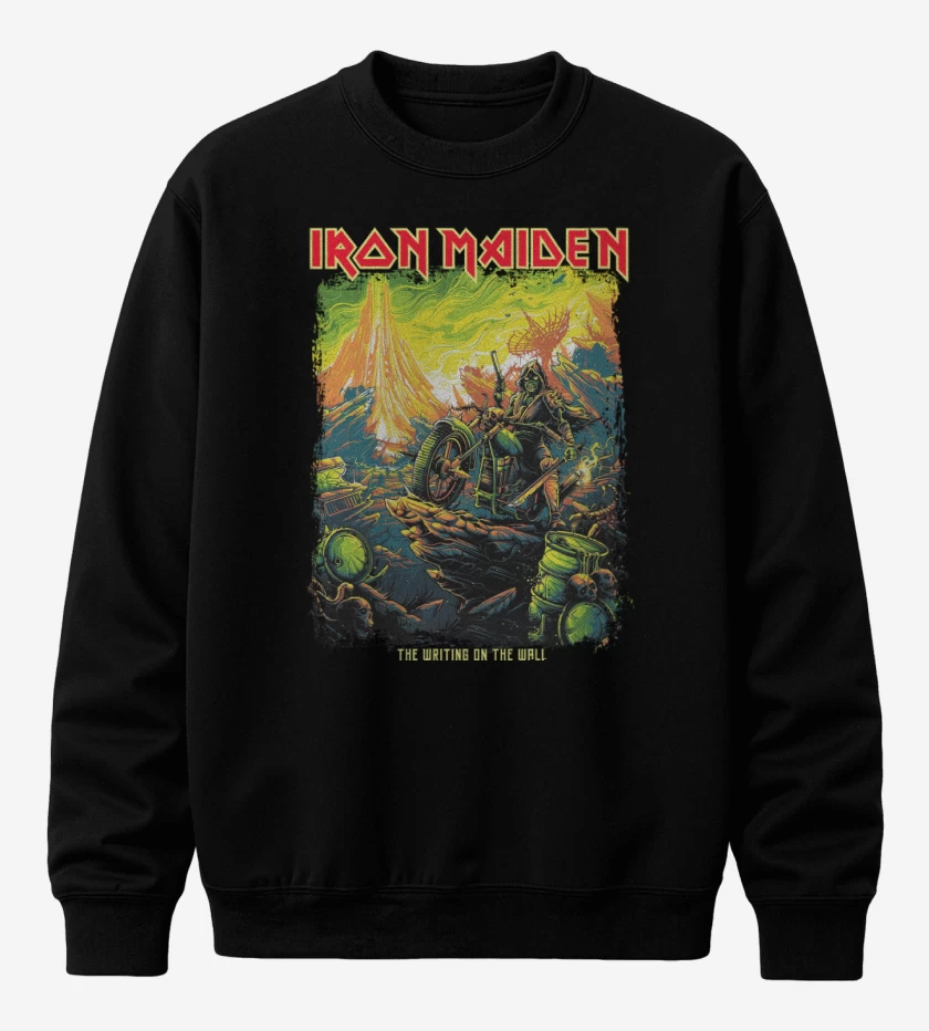 Poleron polo Iron Maiden The Writing on the Wall