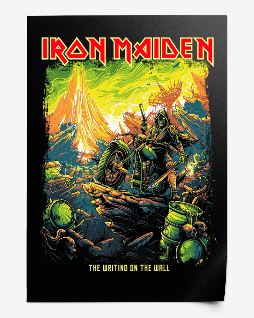 Print Iron Maiden The Writing on the Wall